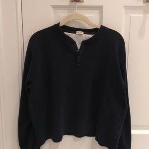 Brand Melville Navy Blue Sweatshirt